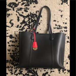 Tory Burch perry triple compartment Leather Tote